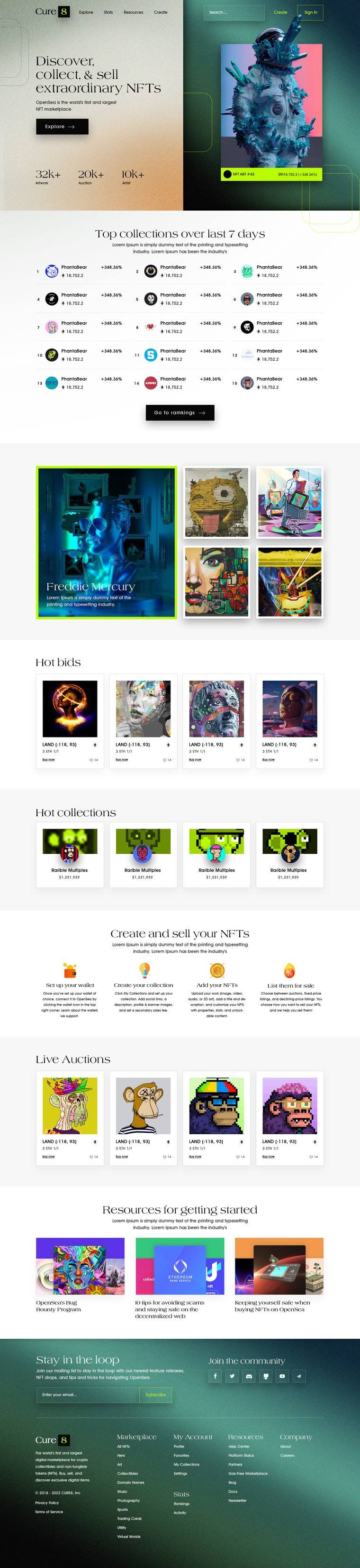 NFT Vault project screenshot