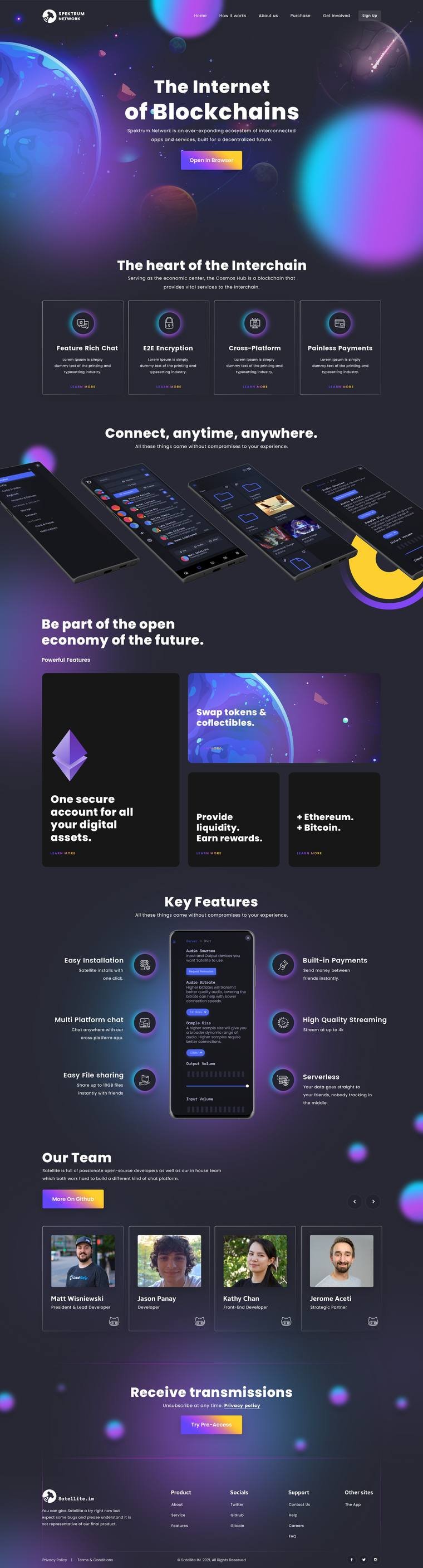 Blockchain Protocol project screenshot