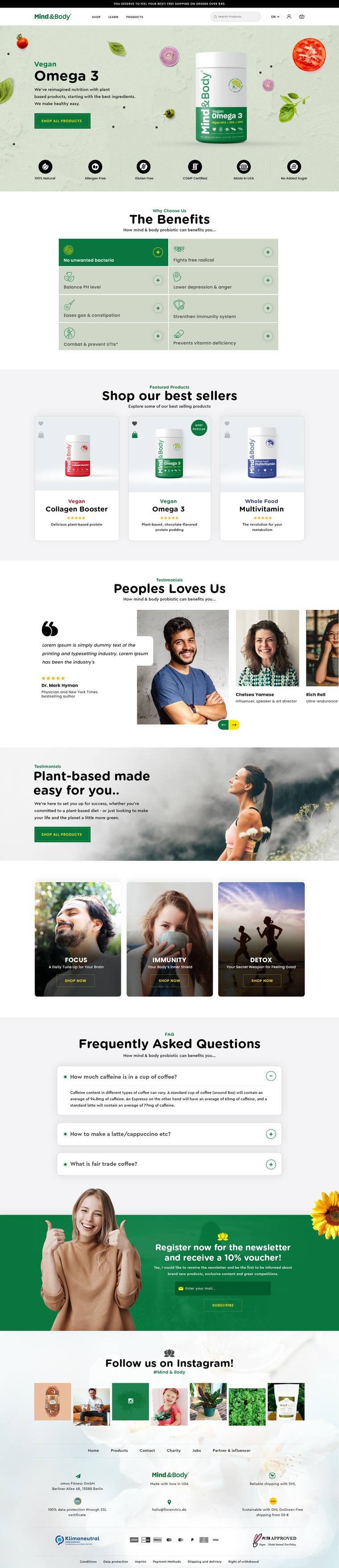 Vegan Remedy Co project screenshot