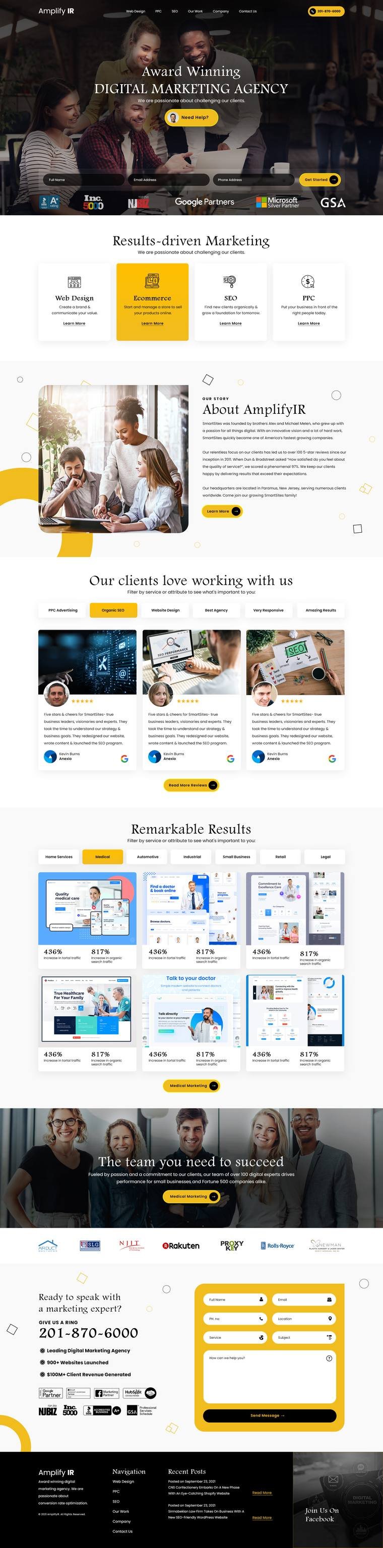 Digital Marketing Hub project screenshot