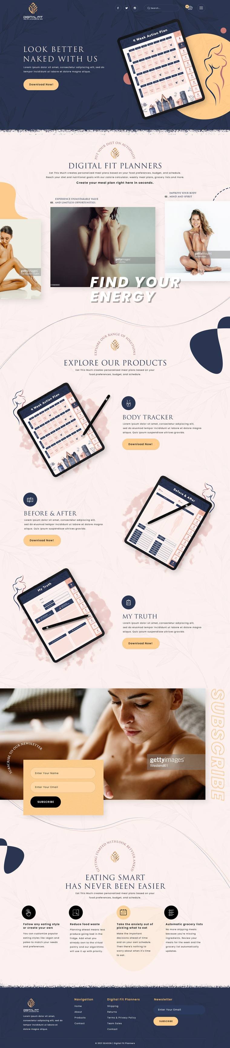 Digital Fitness Platform project screenshot