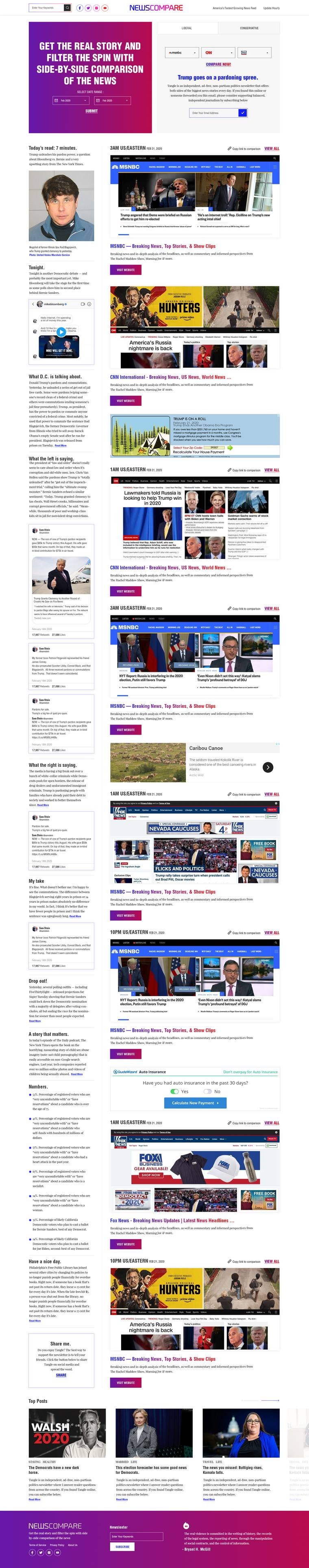 News Publishing Hub project screenshot