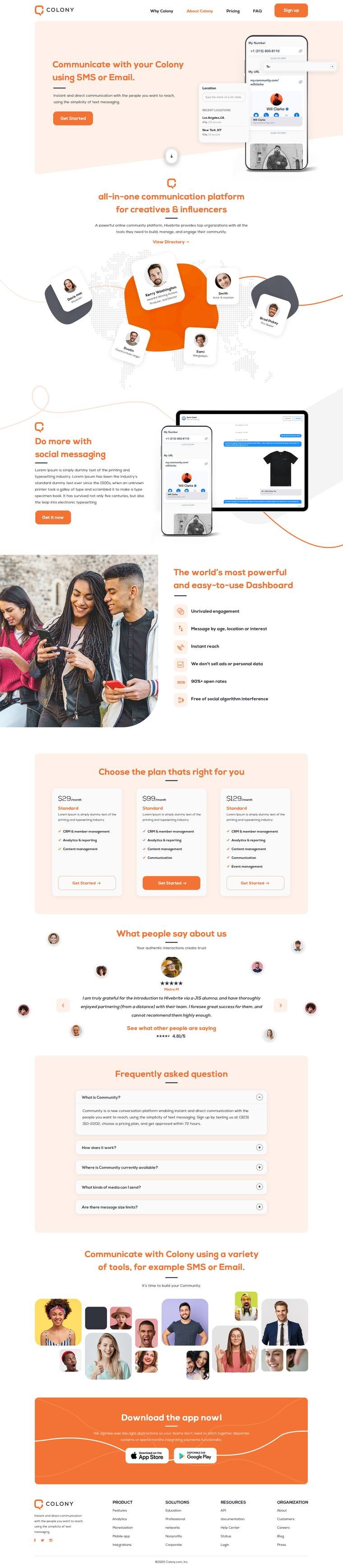 Social Connect App project screenshot