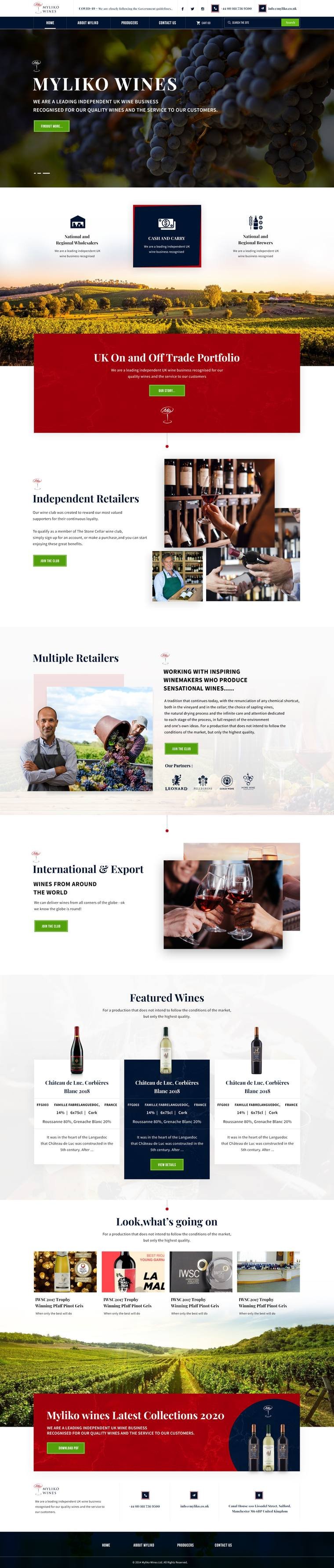 Wine Cellar Brand project screenshot