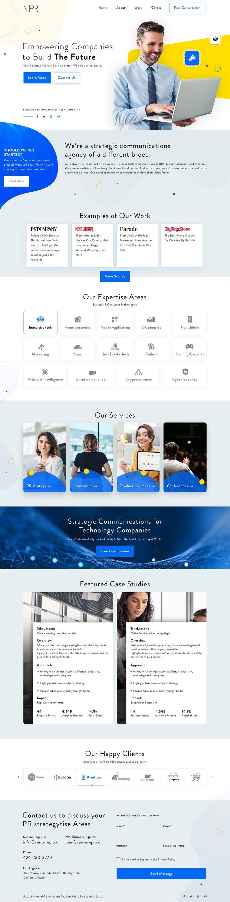 Creative Marketing Studio project screenshot